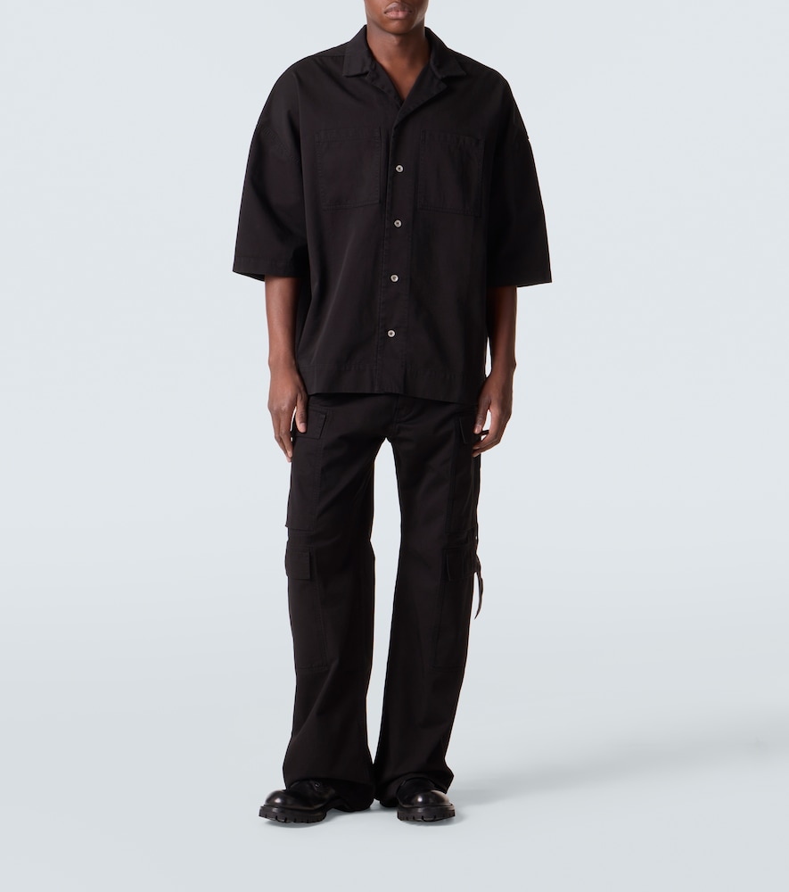  Rick Owens Rick Owens Hemd Magnum Tommy Aus Baumwoll-twill 