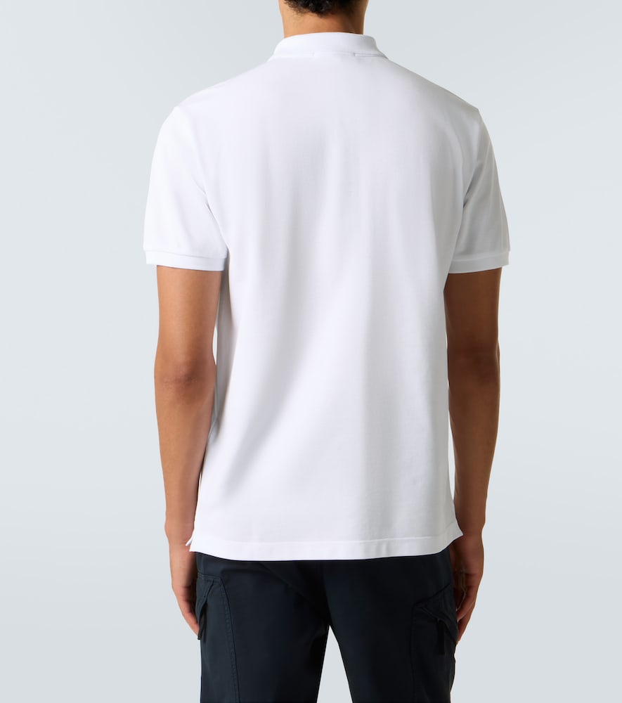 Compass Cotton Piqué Polo Shirt
