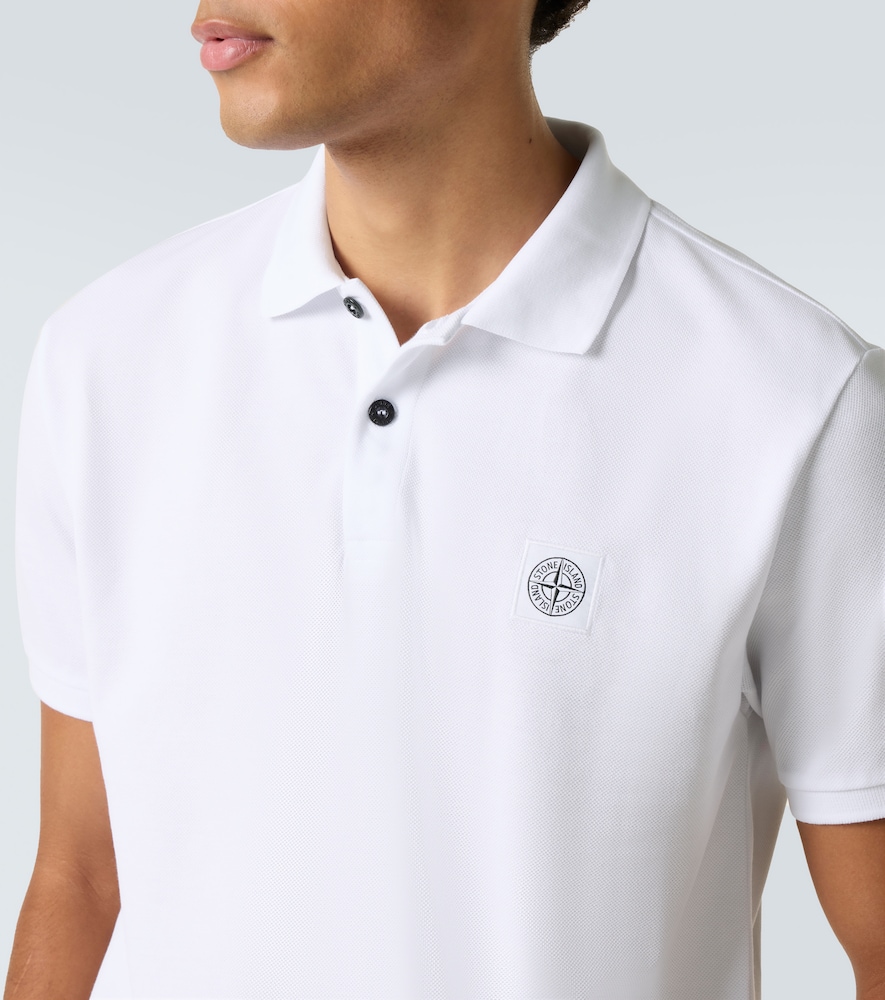 Compass Cotton Piqué Polo Shirt