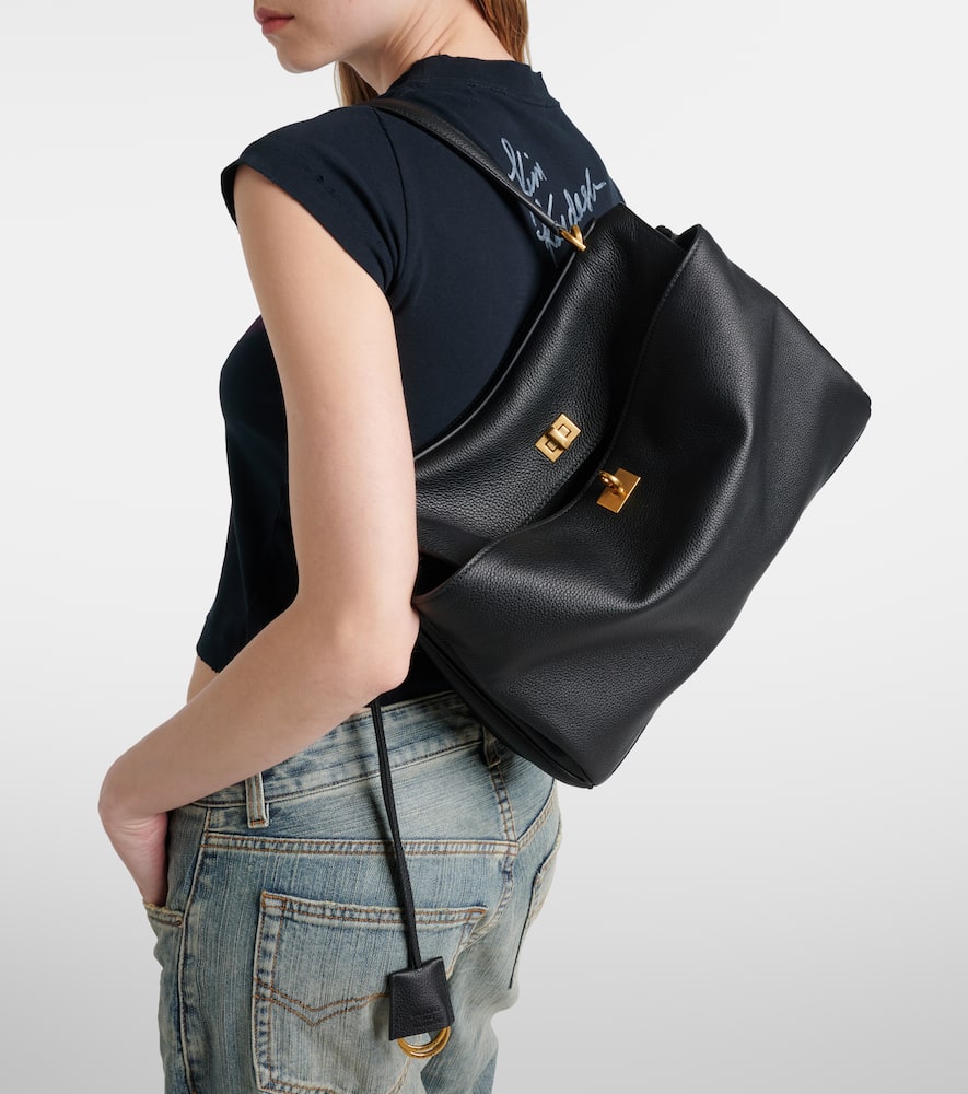 Balenciaga Rodeo Medium Leather Tote Bag