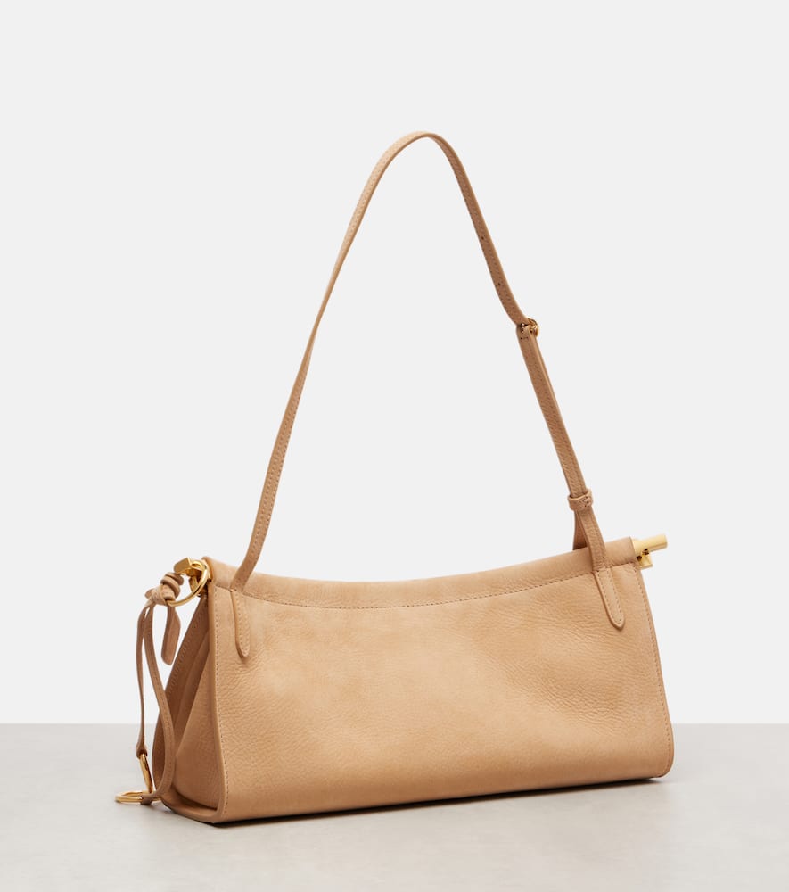 Alaïa Le Click Medium Leather Shoulder Bag In Sand