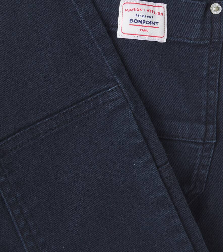 Bonpoint Ewann Cotton Pants In Blue