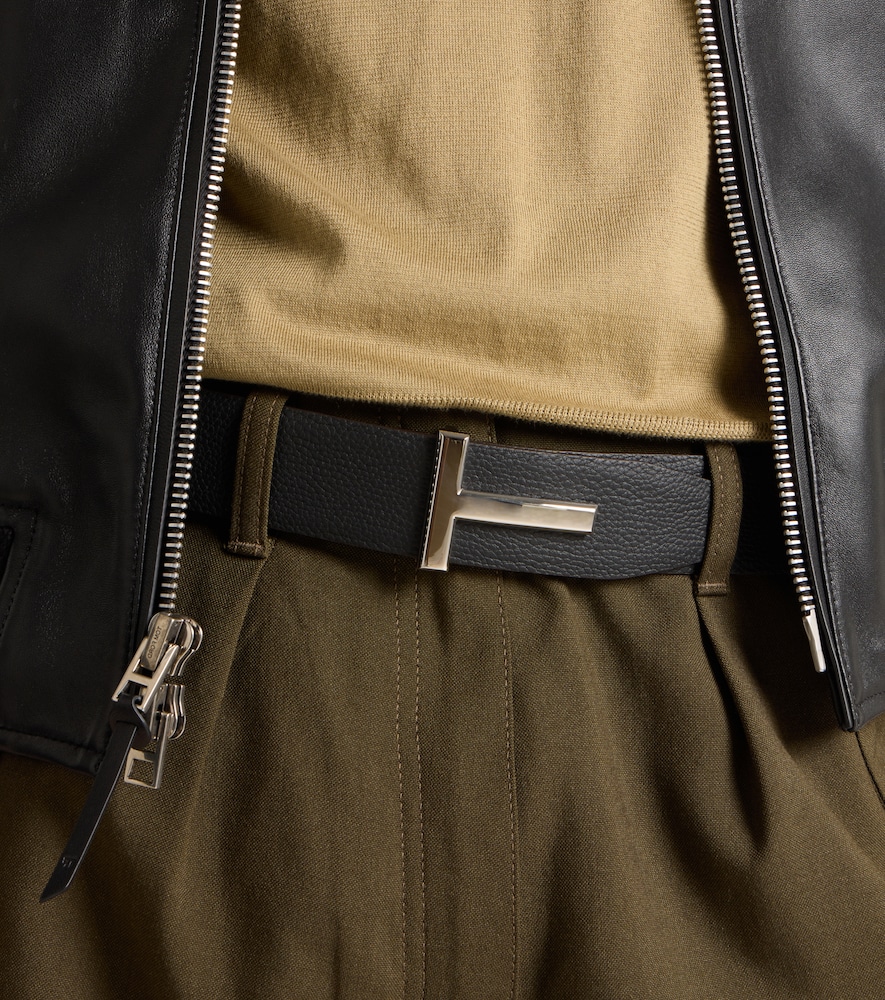  Tom Ford Tom Ford T Icon Reversible Leather Belt 