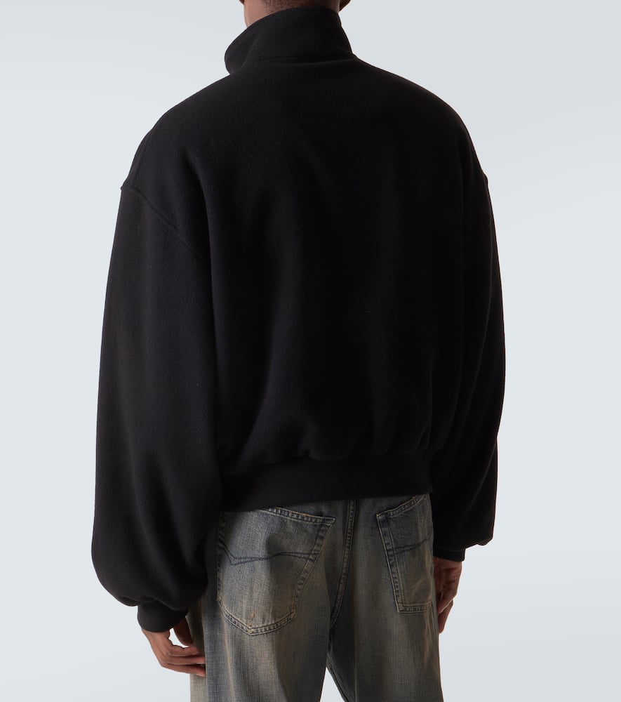 Balenciaga Garde-robe Wool Jacket In Black
