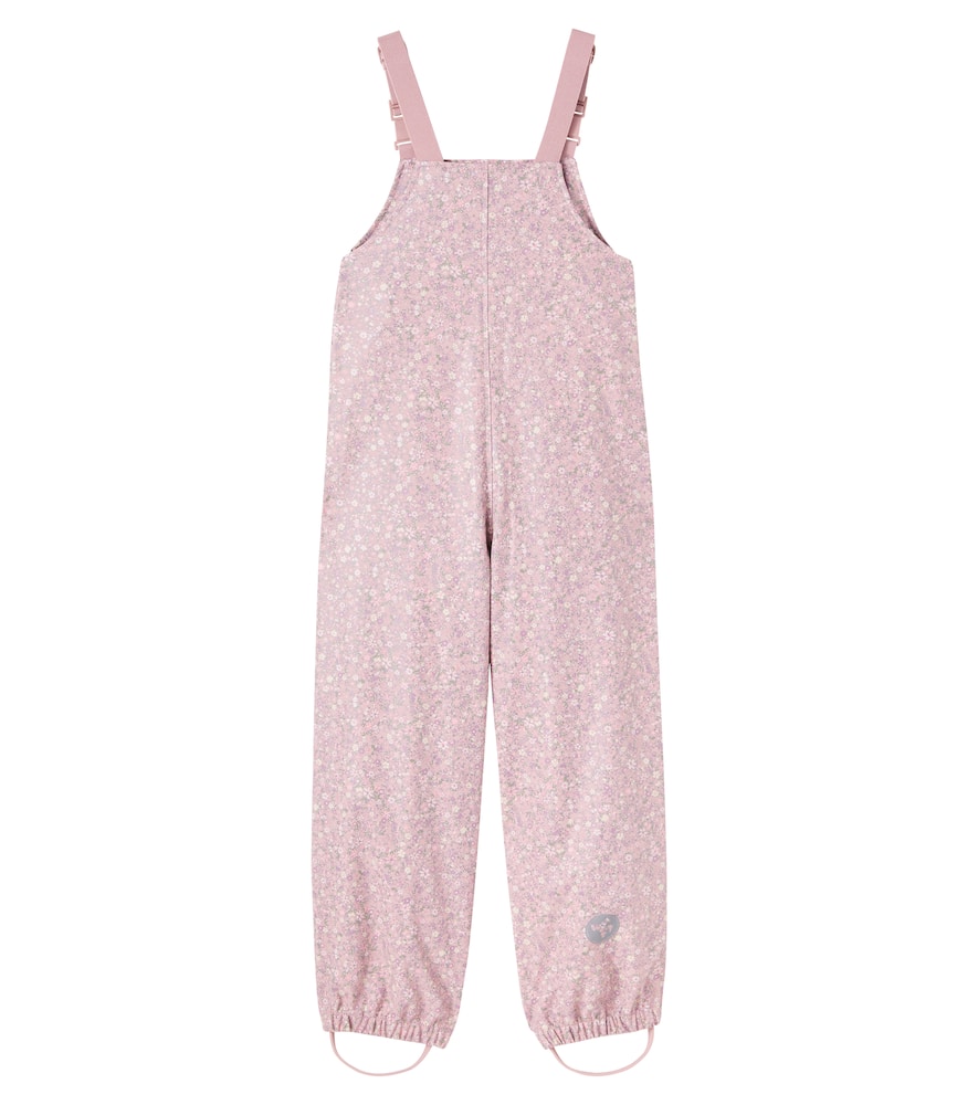 Wheat Charlo Floral Technical Overalls In Pink