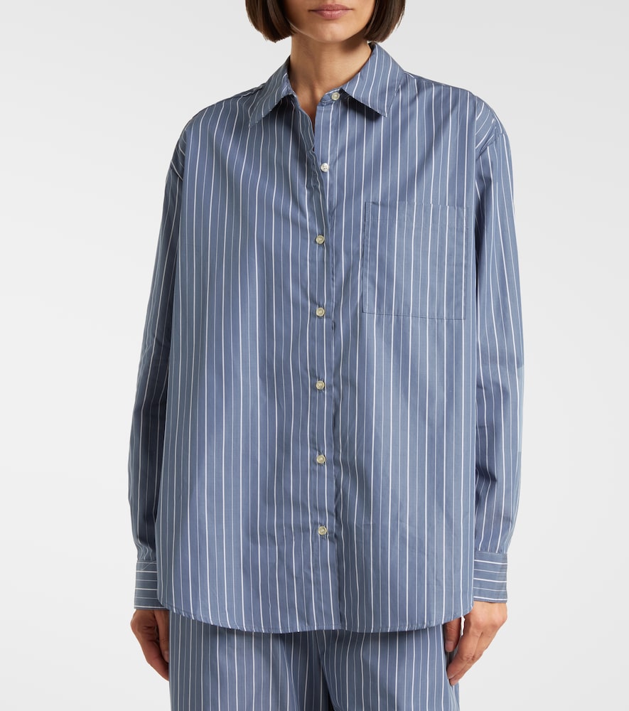  Leset Leset Yoshi Striped Cotton-blend Twill Shirt 