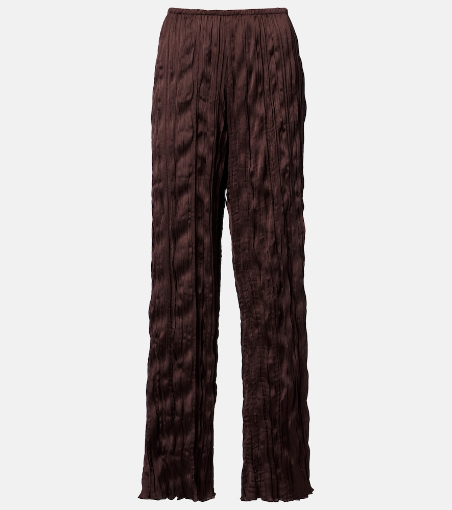 Staud Nami plissé wide-leg pants