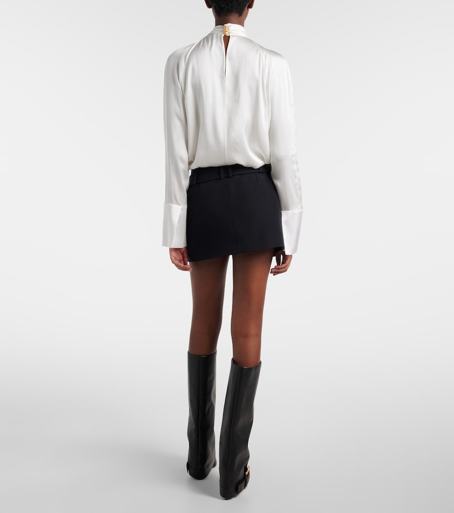  Balmain Balmain Minirock Aus Schurwolle 