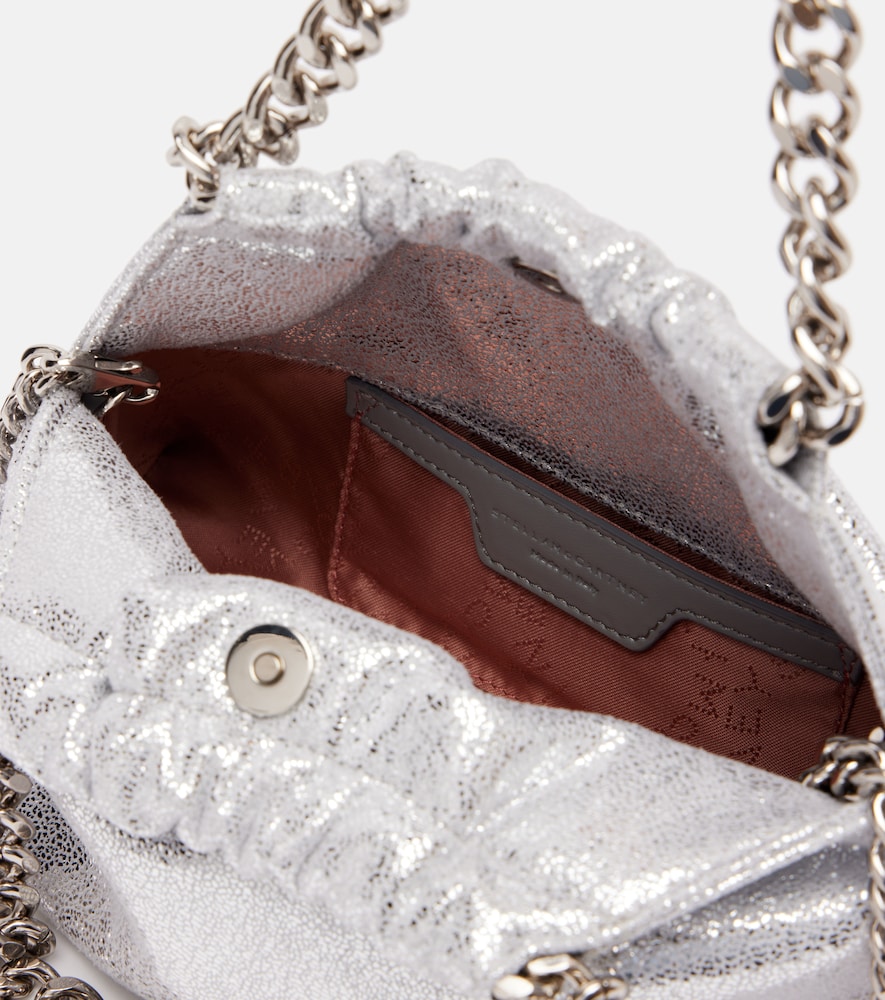  Stella Mccartney Stella Mccartney Tote Bag Falabella Small Aus Metallic-leder 