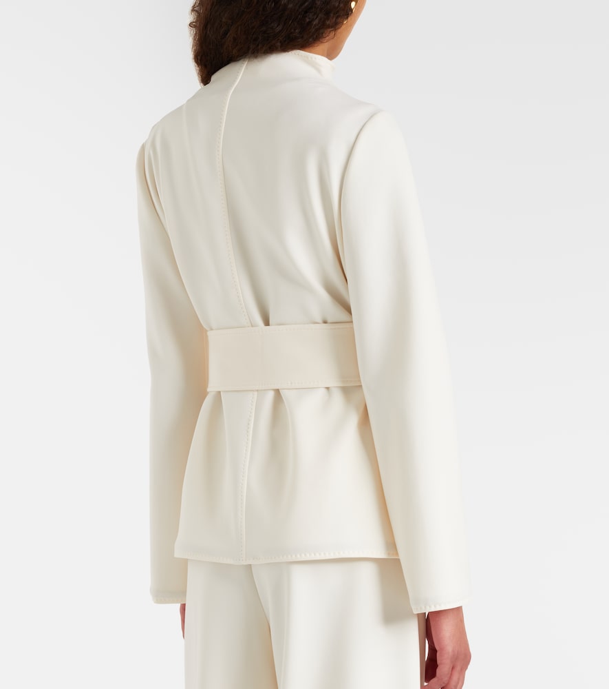  Max Mara Max Mara Talamo Belted Jersey Jacket 