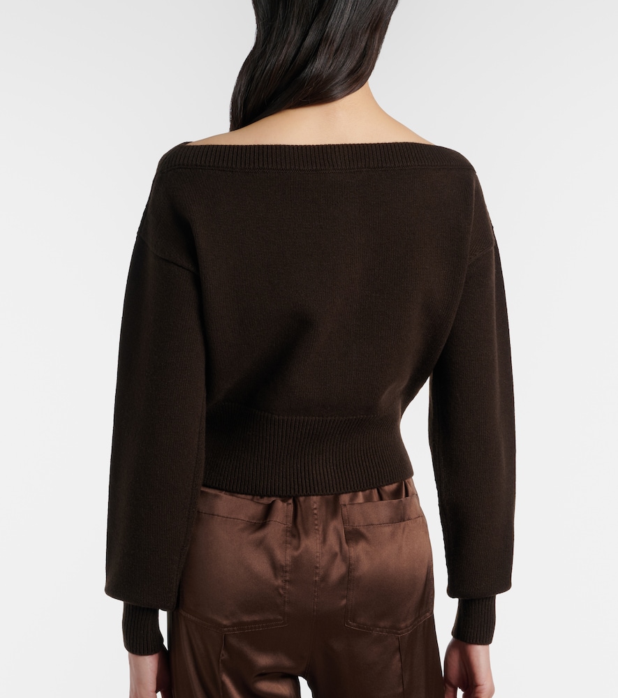  Tom Ford Tom Ford Off-shoulder-cardigan Aus Kaschmir 