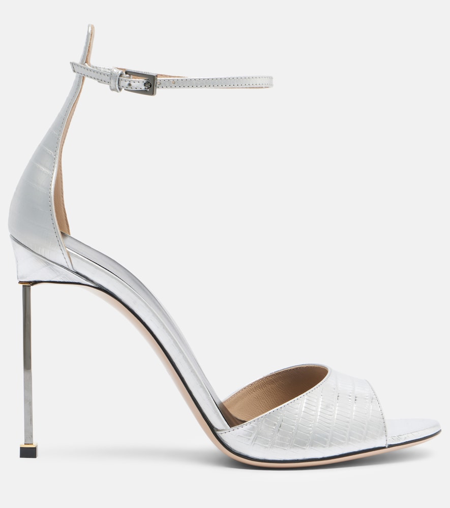  Tom Ford Tom Ford Sandalen Spire Aus Metallic-leder 