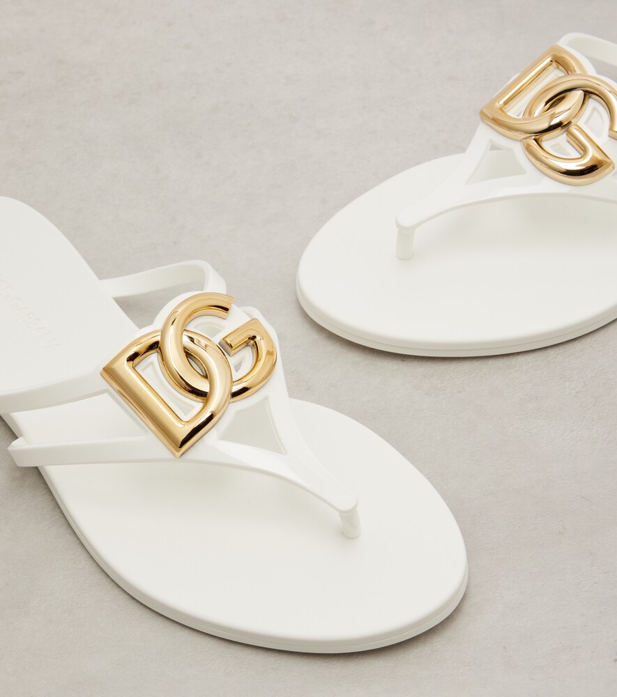 Dolce&Gabbana Dg Rubber Thong Sandals