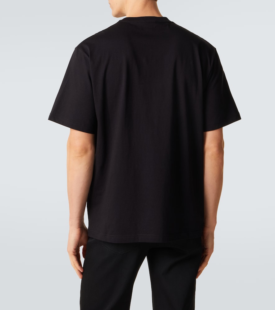  Gucci Gucci T-shirt Aus Baumwolle Und Seide 