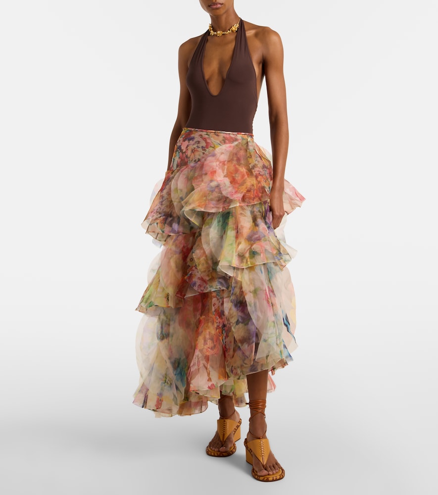  Zimmermann Zimmermann Gonna Lunga Luna Con Stampa Floreale 