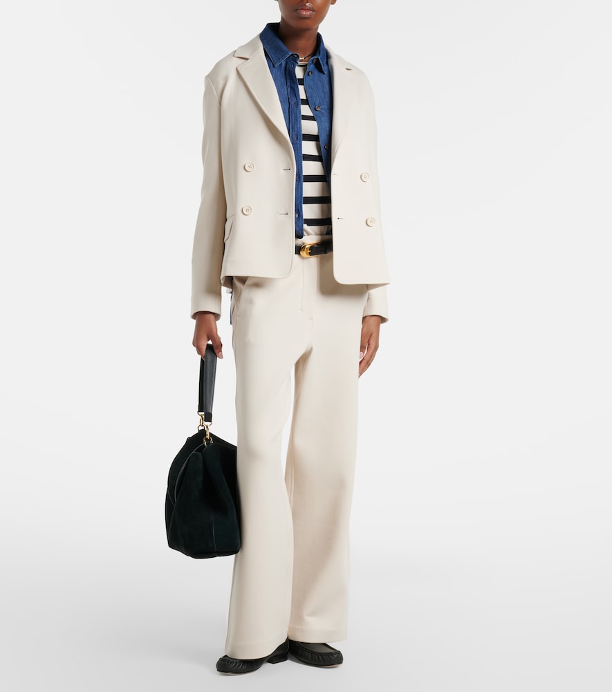 'S Max Mara Caucaso cotton-blend wide-leg pants