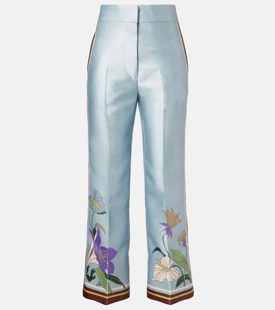 Alemais Alémais Alfie floral satin culotte