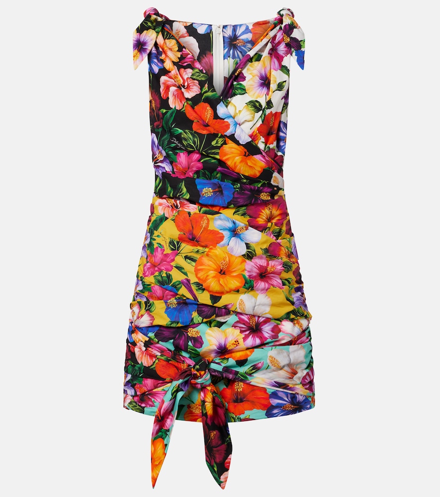 Dolce & Gabbana Floral cotton minidress