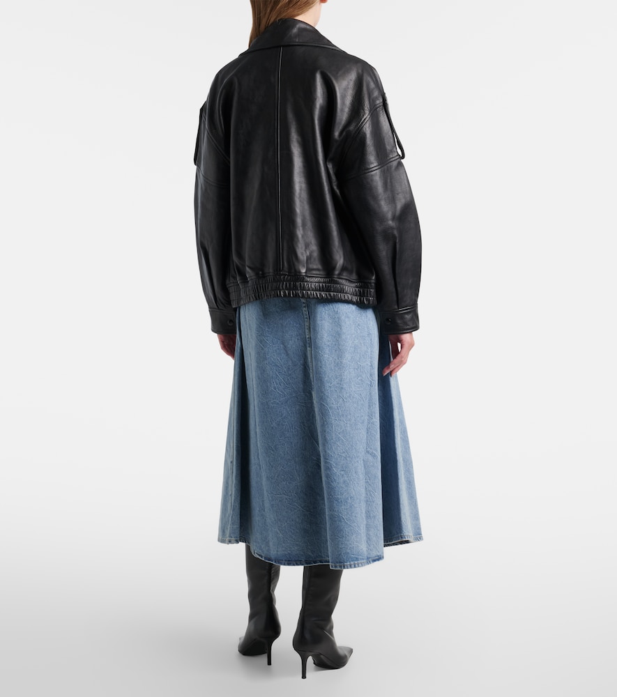  Agolde Agolde X Maria Mcmanus Denim Midi Skirt 