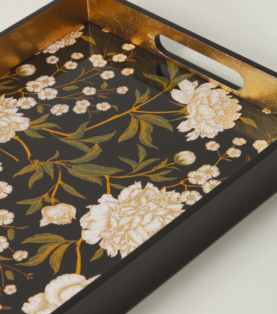  Les-ottomans Les-ottomans Tablett Floral 
