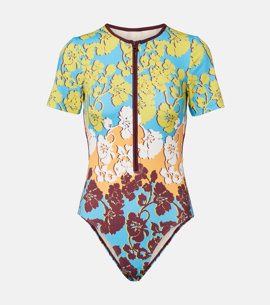 Alemais Alémais Splice floral swimsuit