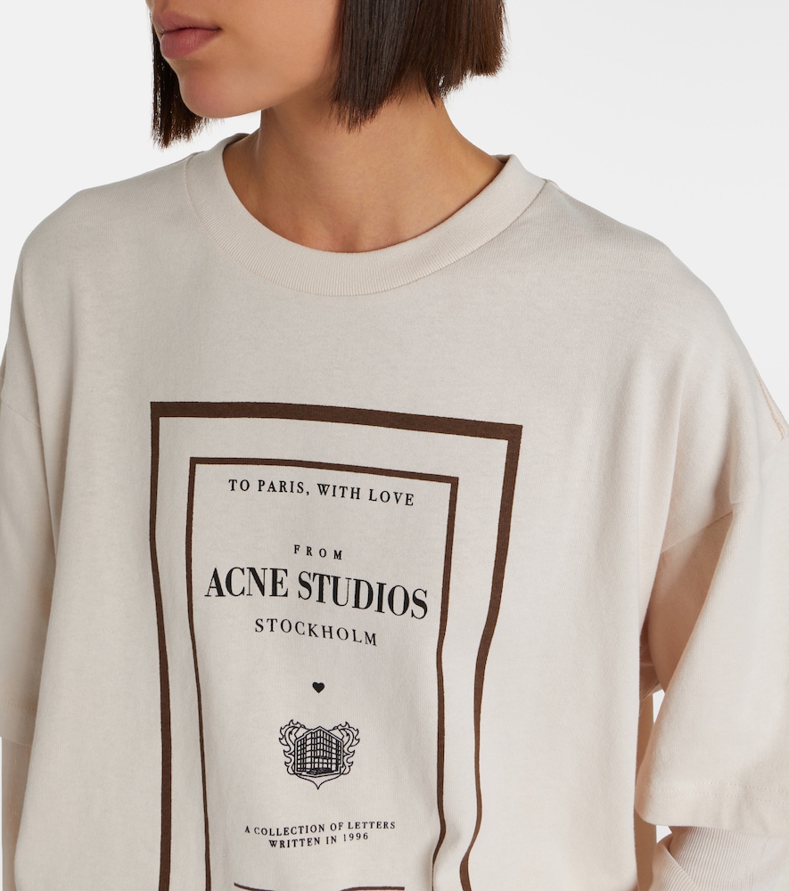 Layered Logo Cotton Jersey T-Shirt