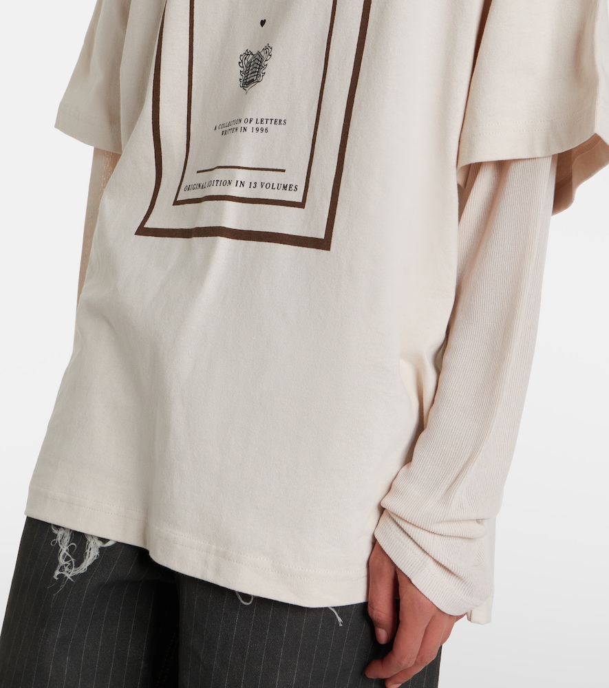 Layered Logo Cotton Jersey T-Shirt