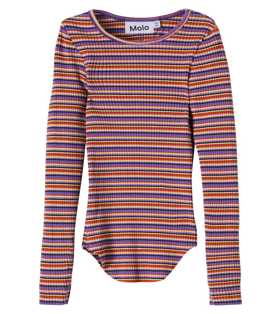T-shirt Rochelle in misto cotone a righe
