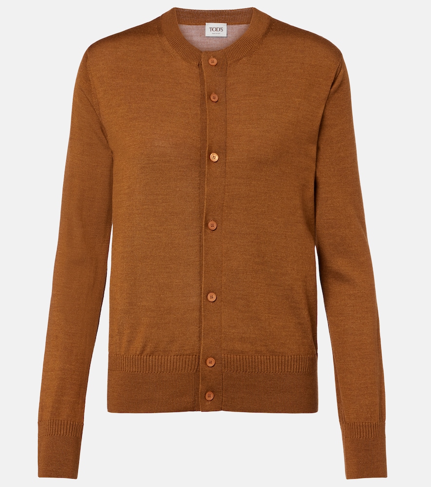 Cardigan aus Wolle und Seide