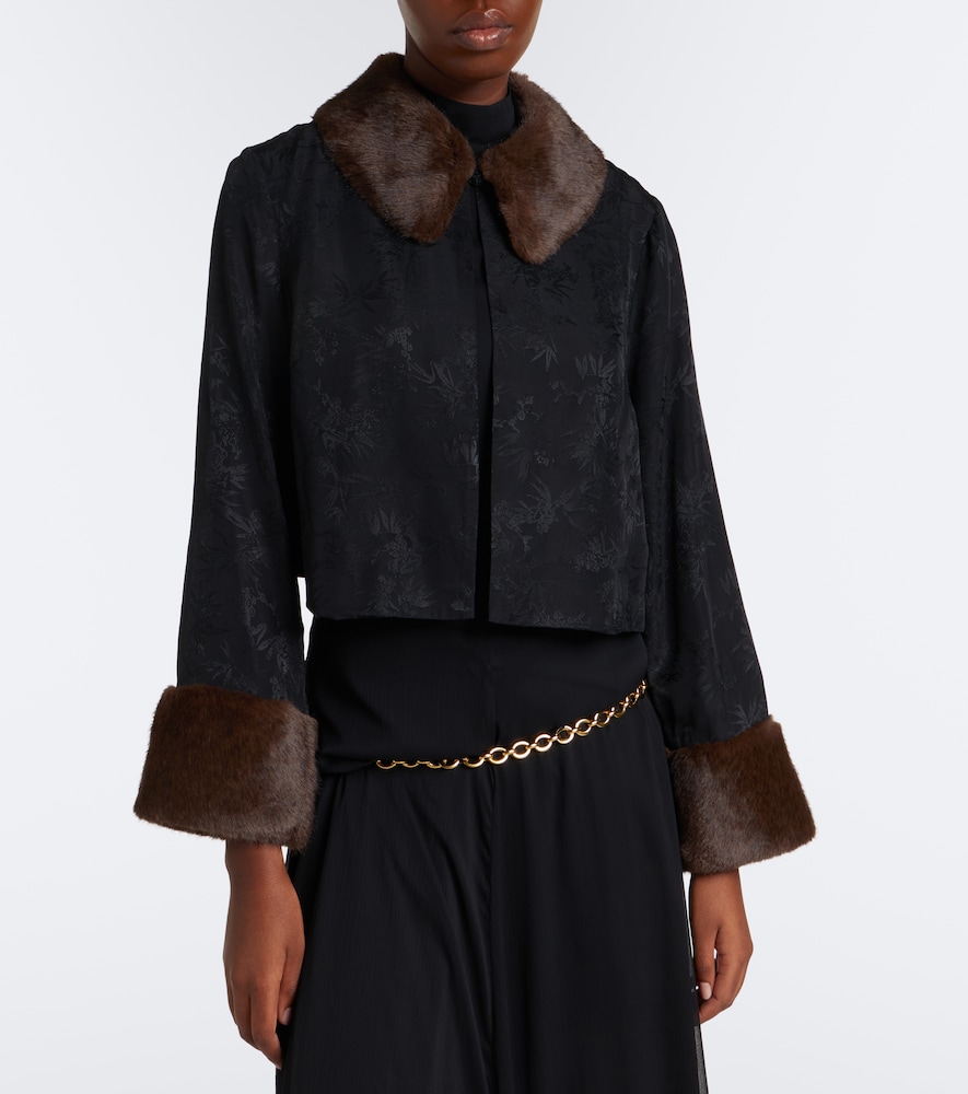 Luanne Jacquard Cropped Jacket