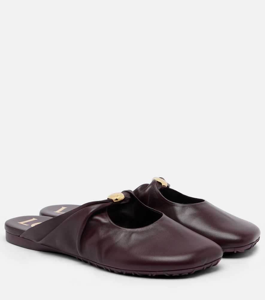 Slippers Pebble Soft aus Leder