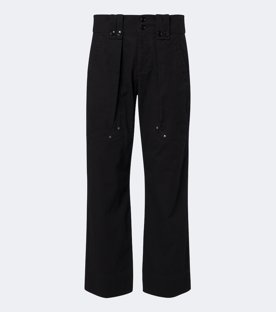 Isabel Marant Pantalon droit Amandine en coton mlang 495 €