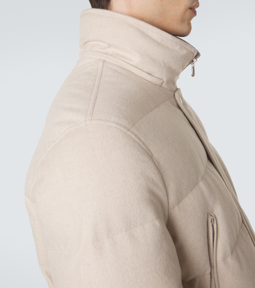  Brunello Cucinelli Brunello Cucinelli Wool Flannel Down Parka 