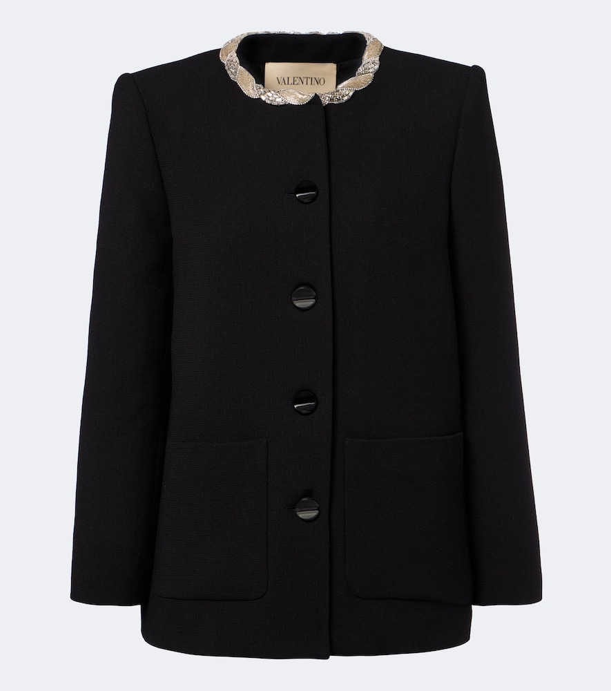 Valentino Veste en crpe de laine vierge ornements 3900 €