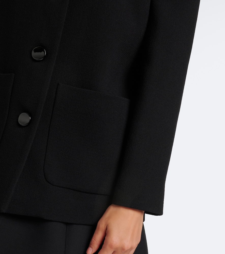 Garavani Embellished Virgin Wool Crêpe Jacket