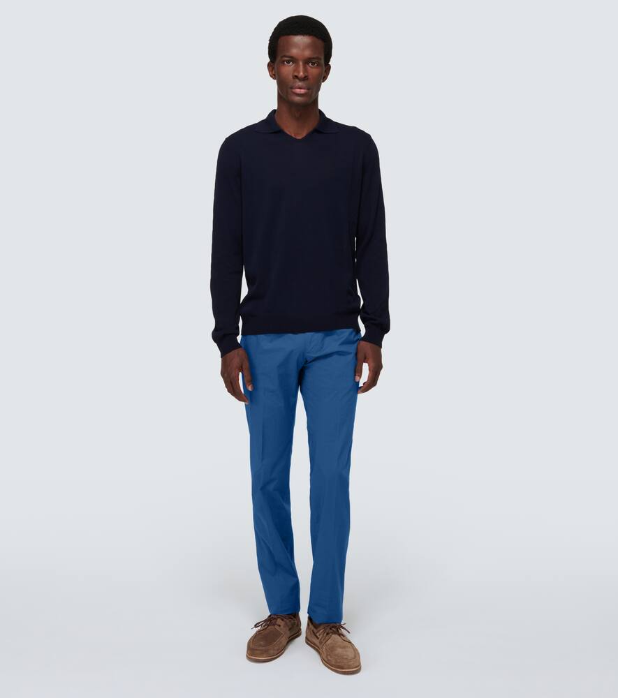 INCOTEX STRETCH-COTTON CASUAL PANTS,P00528210