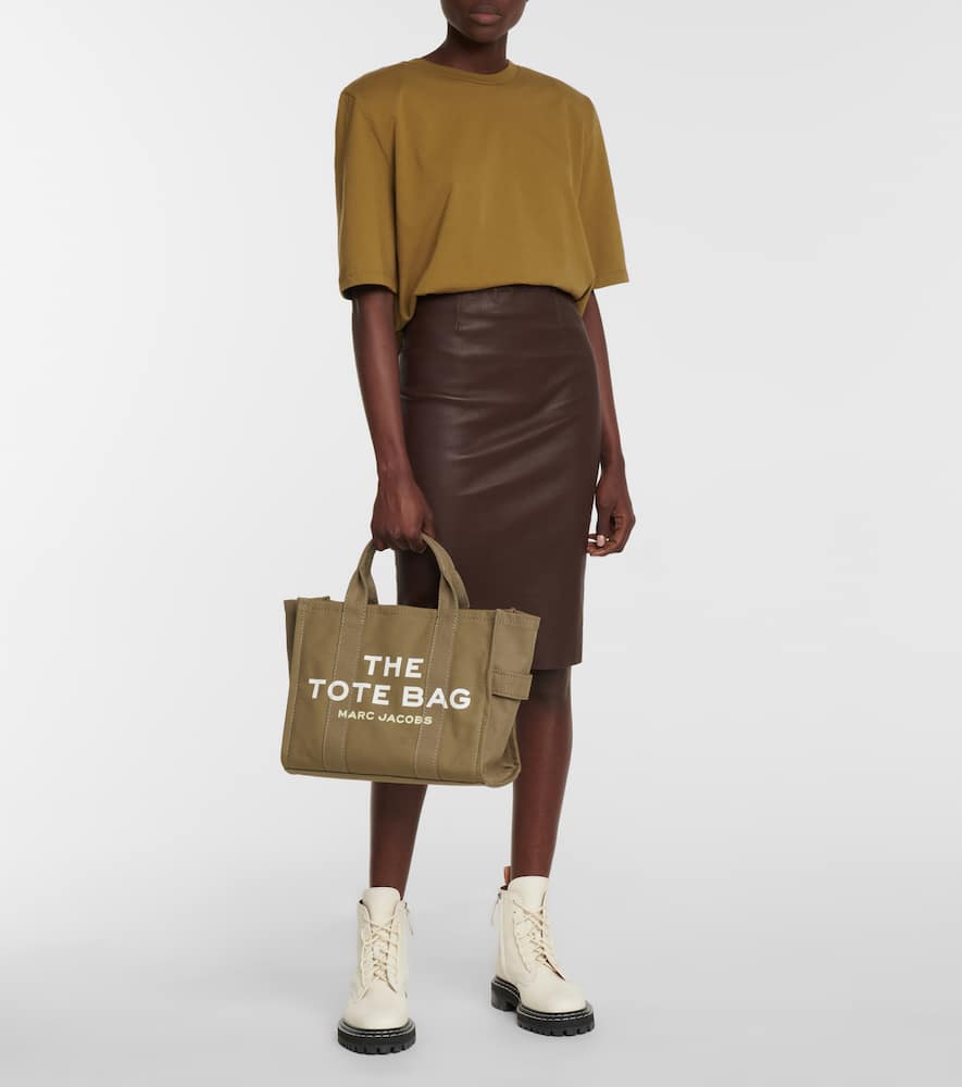 MARC JACOBS THE TRAVELER SMALL CANVAS TOTE,P00583147