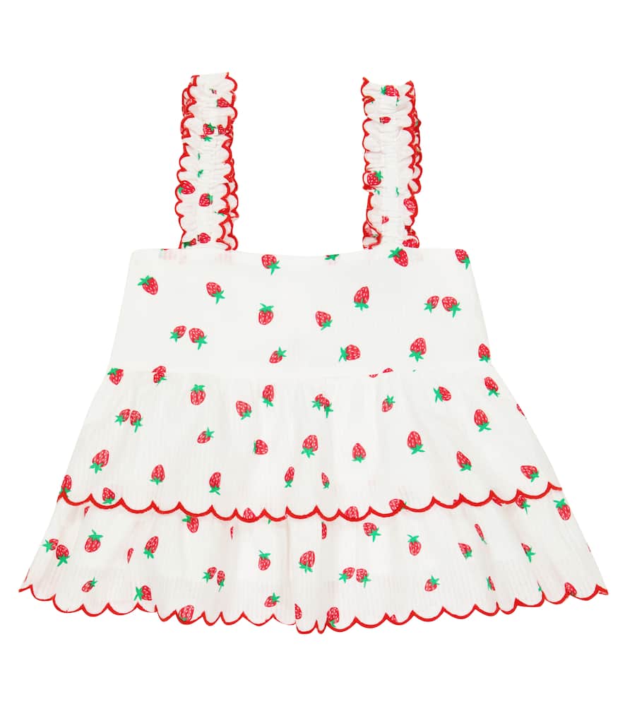 Stella McCartney Kids Printed cotton top