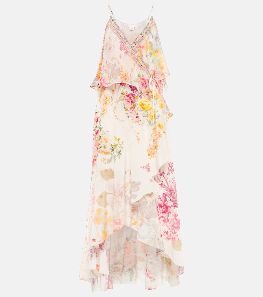Camilla Floral silk slip dress