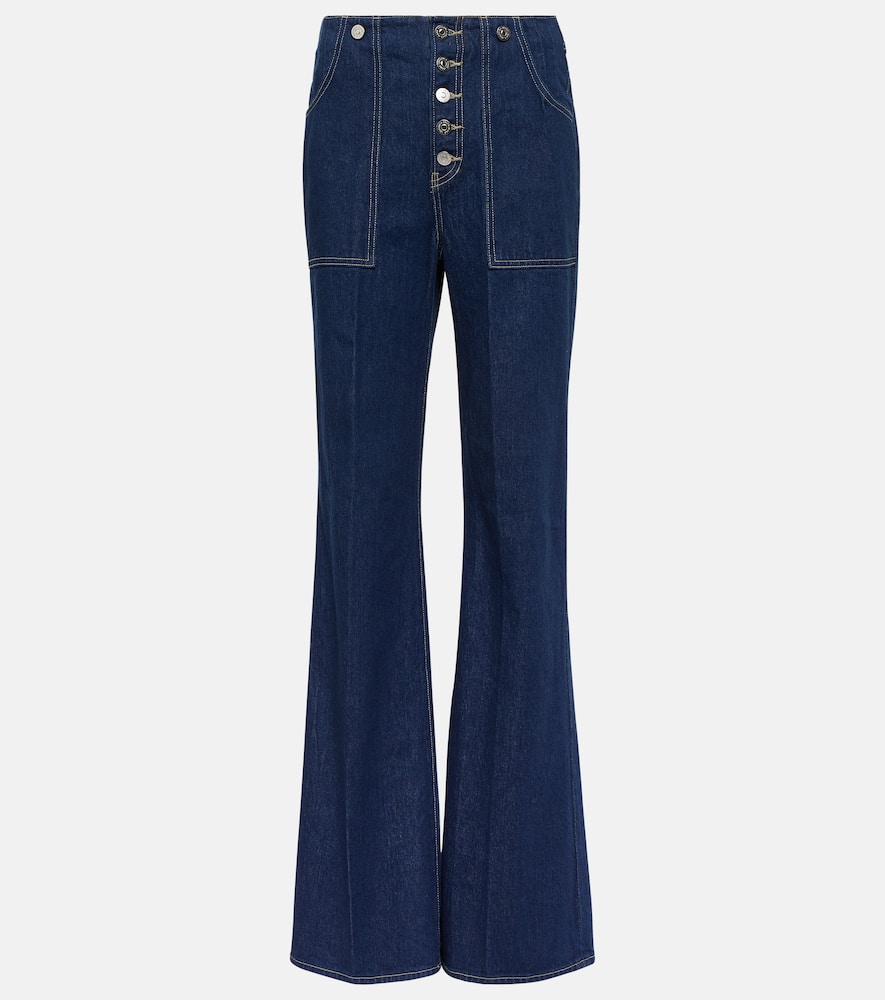 Crosbie high-rise wide-leg jeans