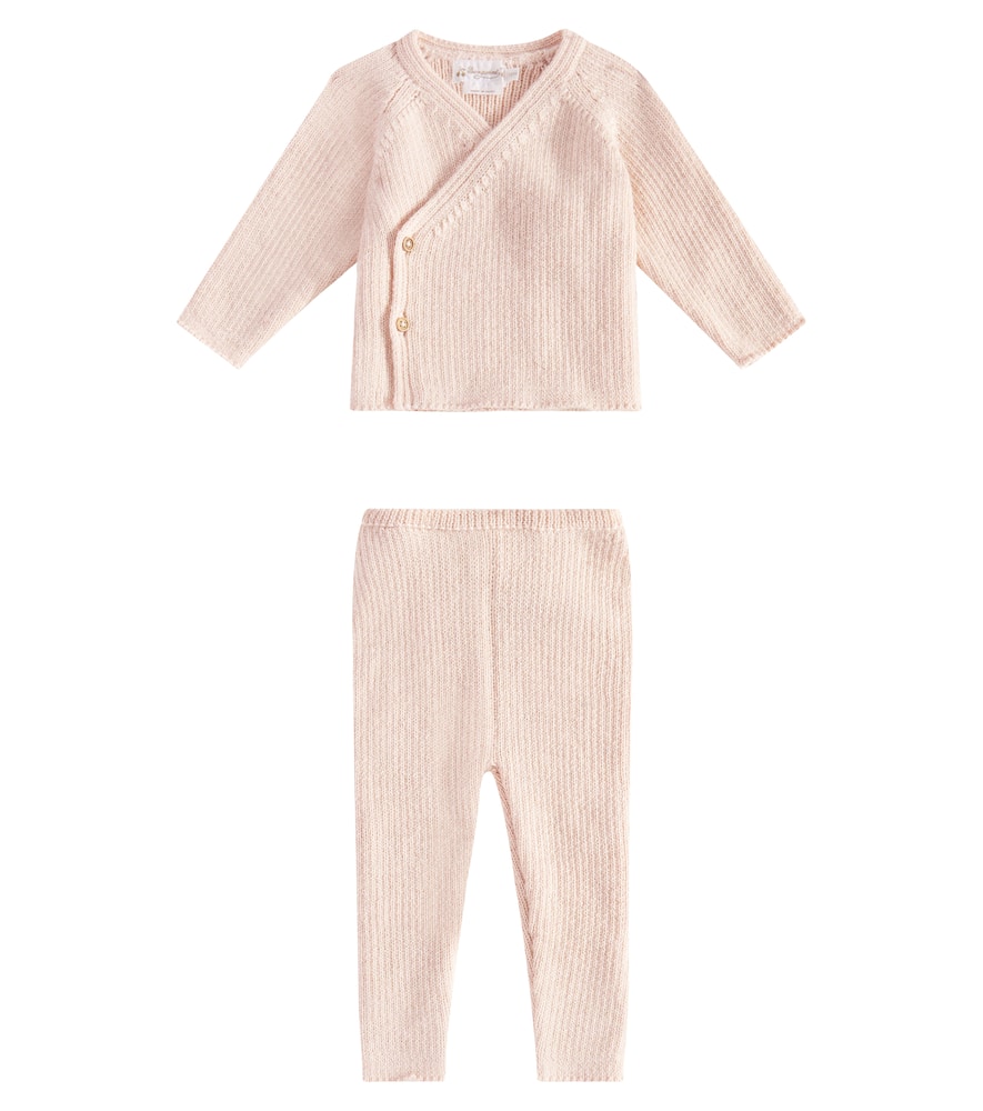 Bonpoint Baby Théva alpaca cardigan and pants set