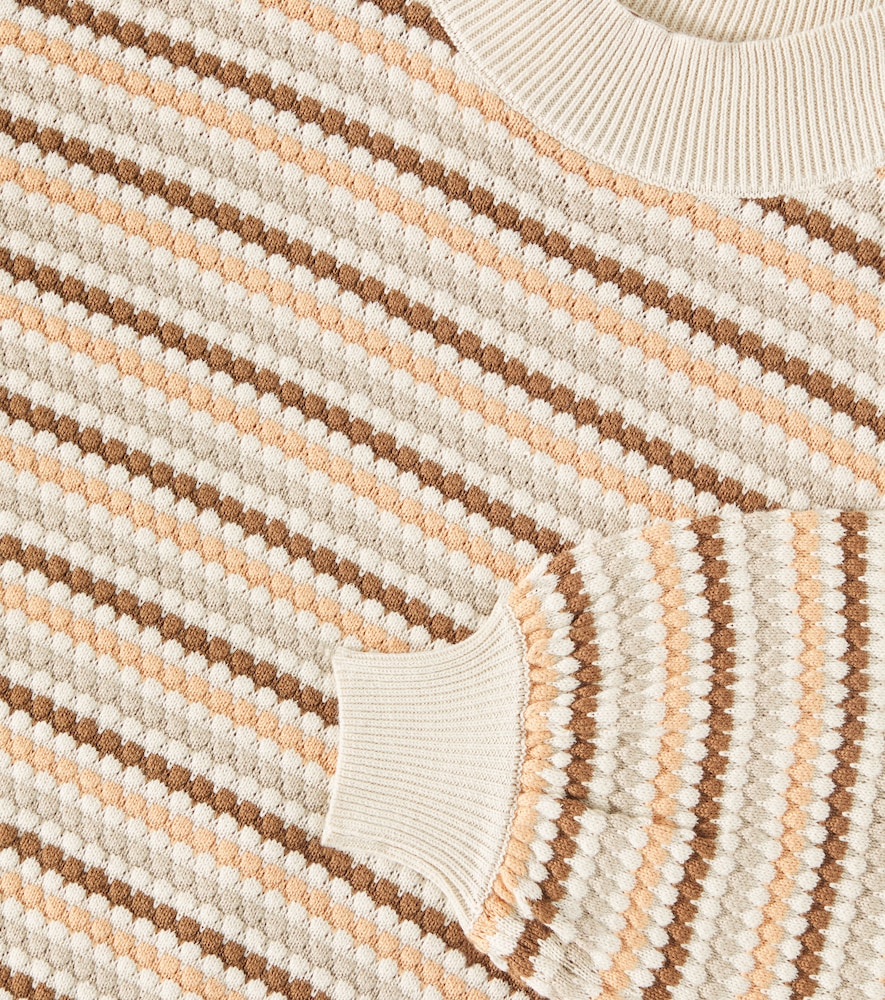  Rylee + Cru Rylee + Cru Striped Cotton Sweater 