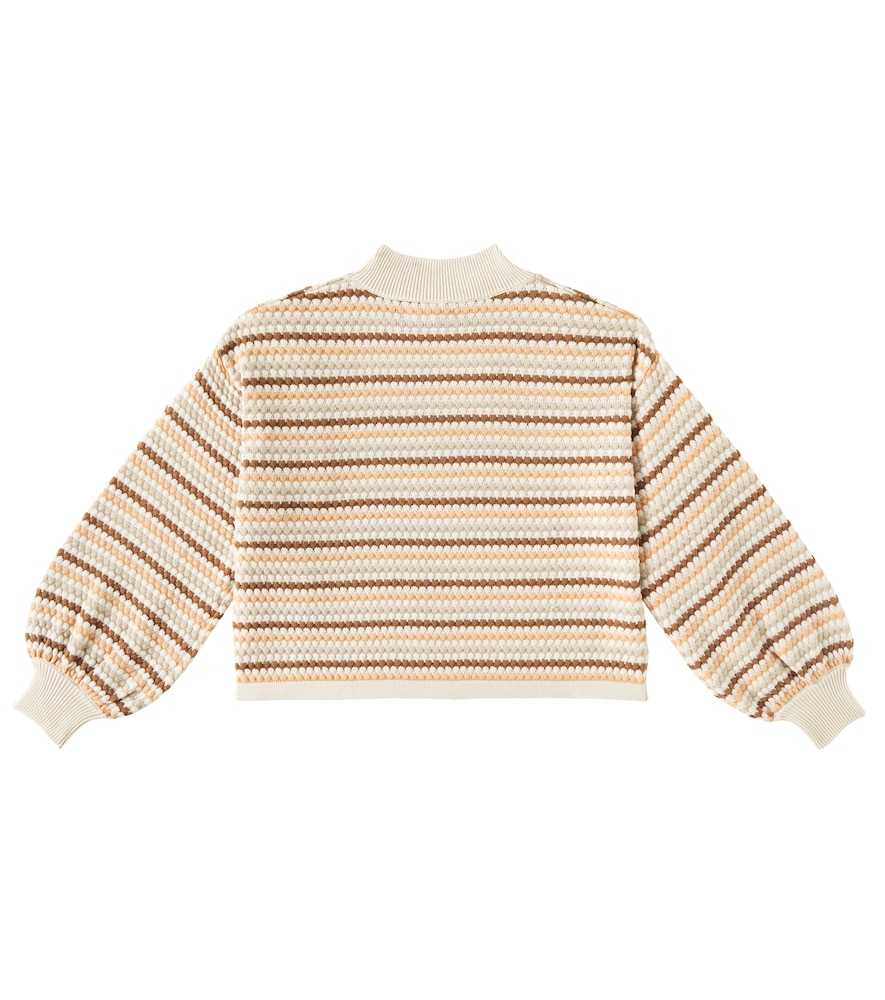  Rylee + Cru Rylee + Cru Striped Cotton Sweater 