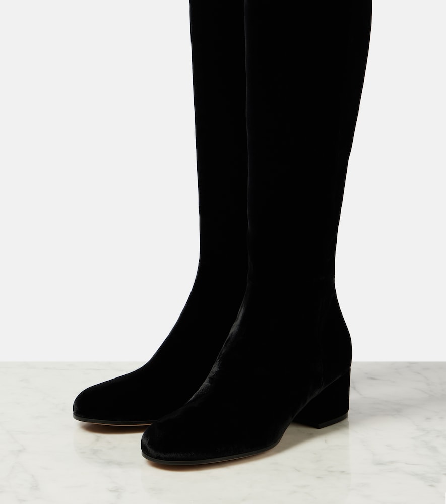 Joelle 45 Velvet Knee-High Boots