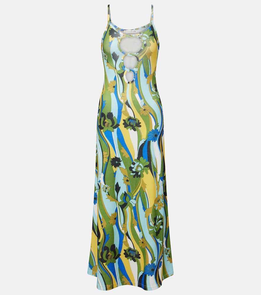 Acidic Floral maxi dress
