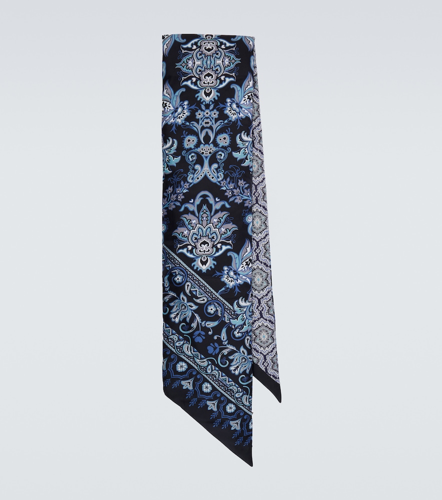 ETRO Etro Paisley printed silk twill scarf　Etro ペイズリー プリント シルクツイル スカーフ