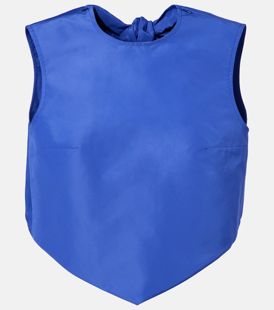 Patou Slees Faille Top In Blue