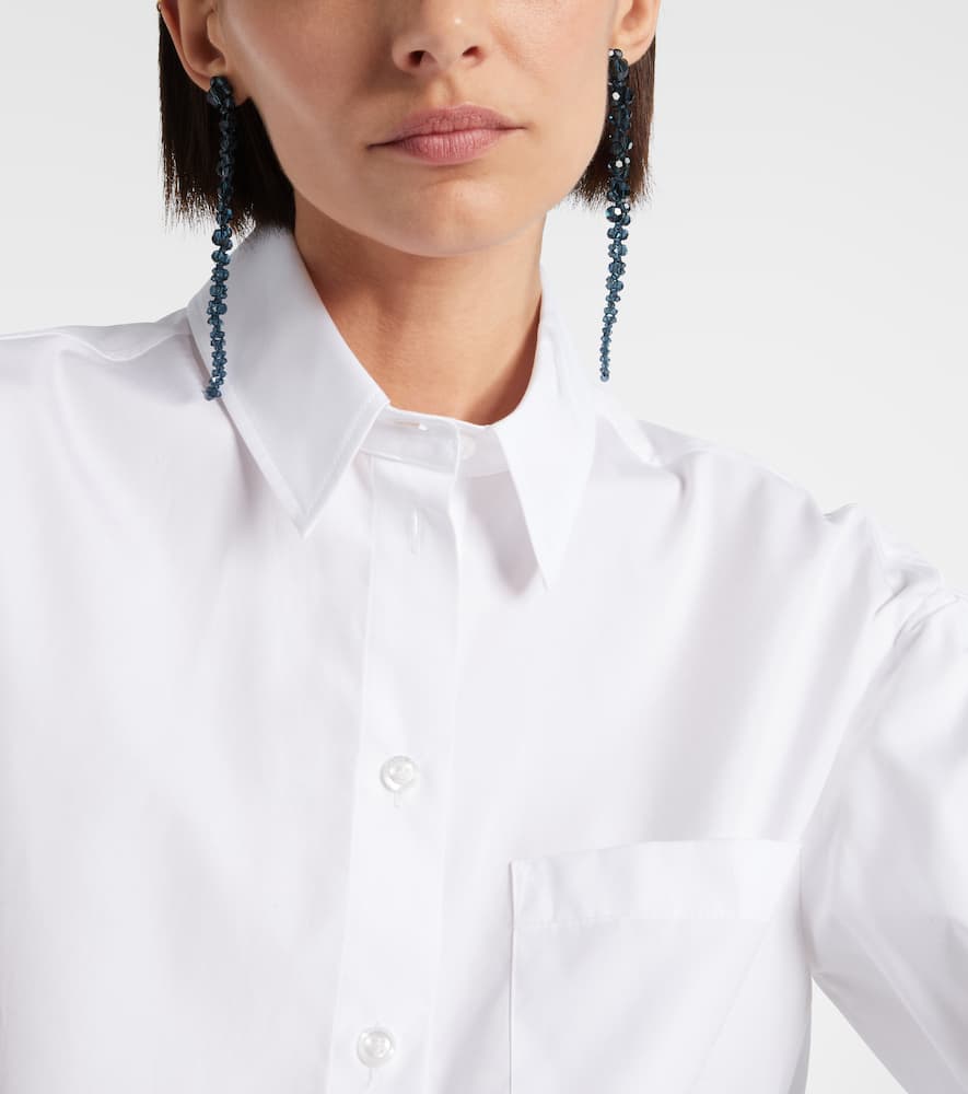 Simone Rocha Crystal-embellished Drop Earrings In Gold