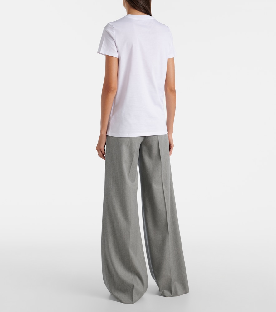  Max Mara Max Mara Bedrucktes T-shirt Bravo Aus Baumwolle 