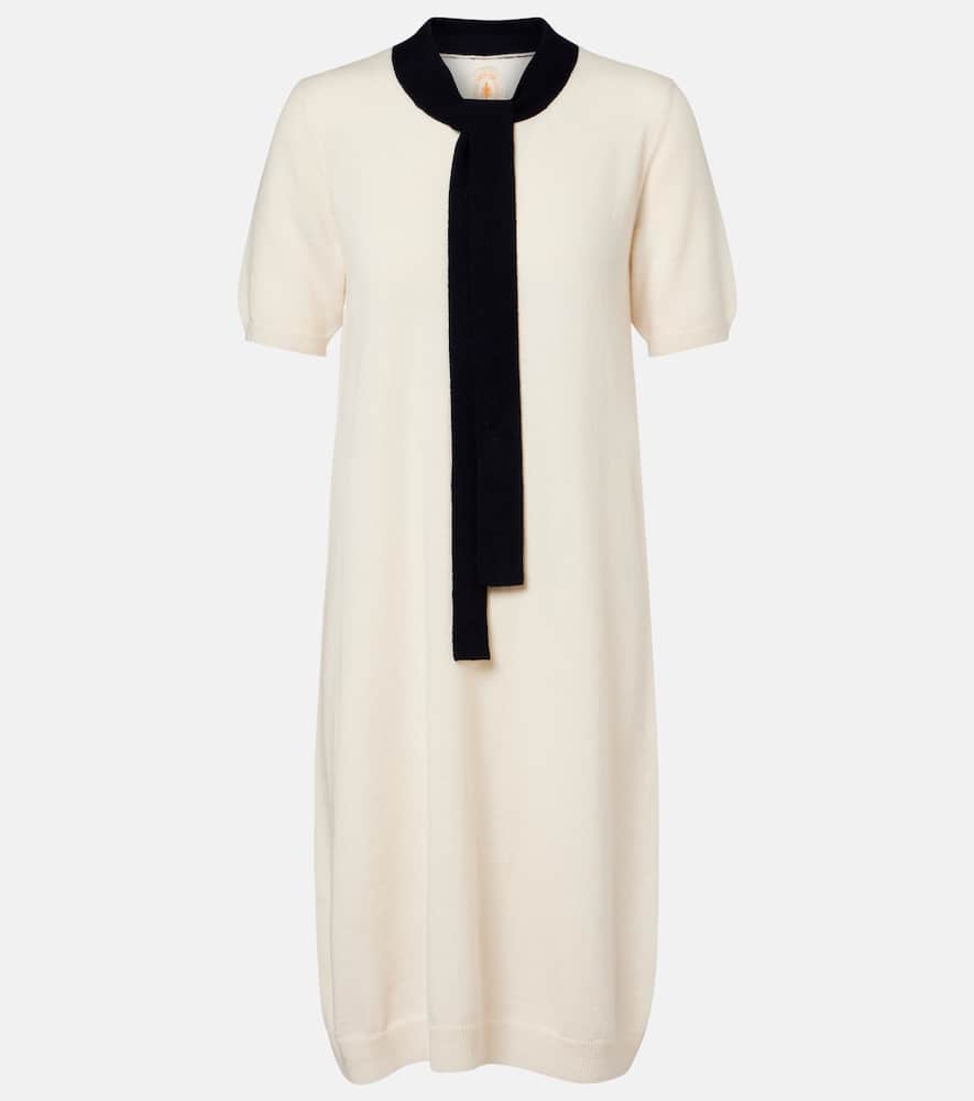 Jardin Des Orangers Wool And Cashmere Sweater Dress In White